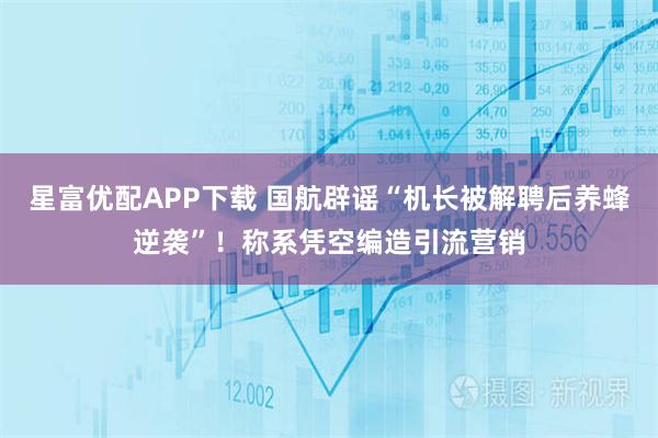 星富优配APP下载 国航辟谣“机长被解聘后养蜂逆袭”！称系凭空编造引流营销